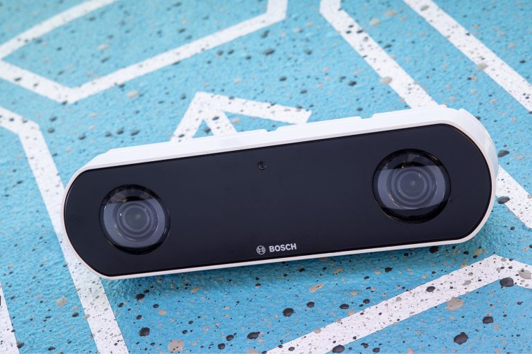 The sensor for the highly automated parking feature at Stuttgart Airport.