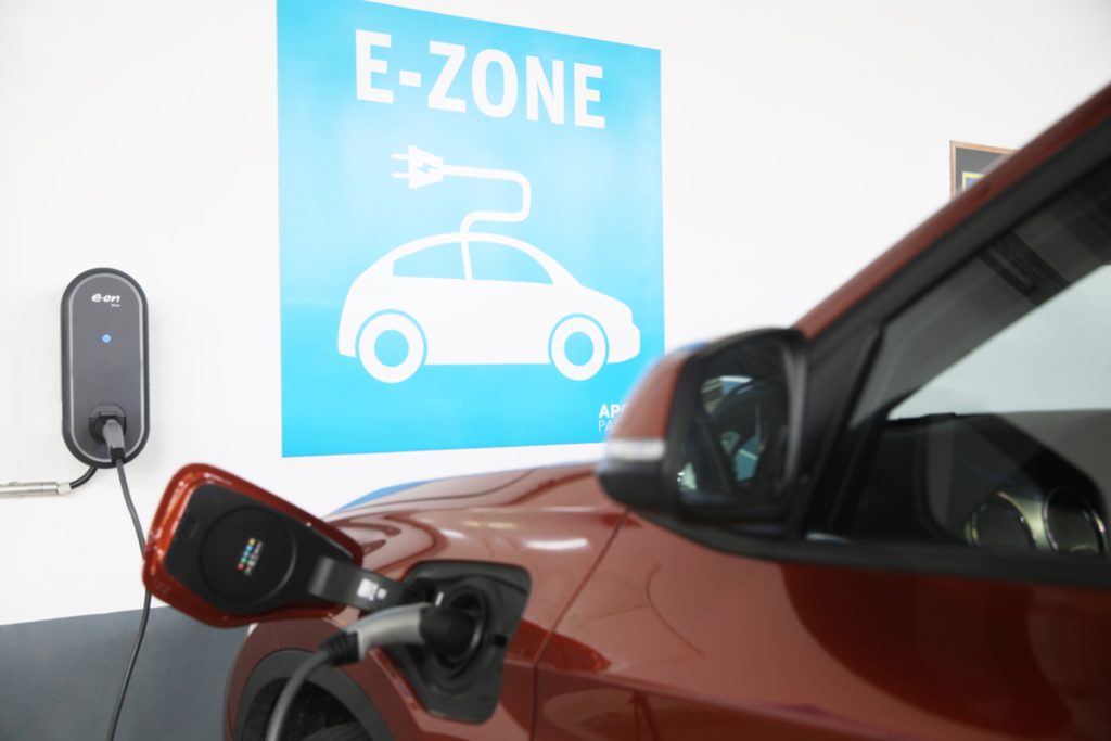EV charging will be an important part of parking in the near future.